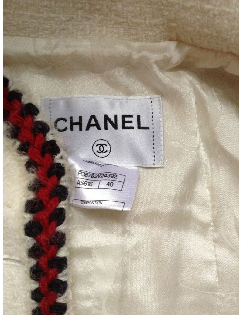 Veste CHANEL off white