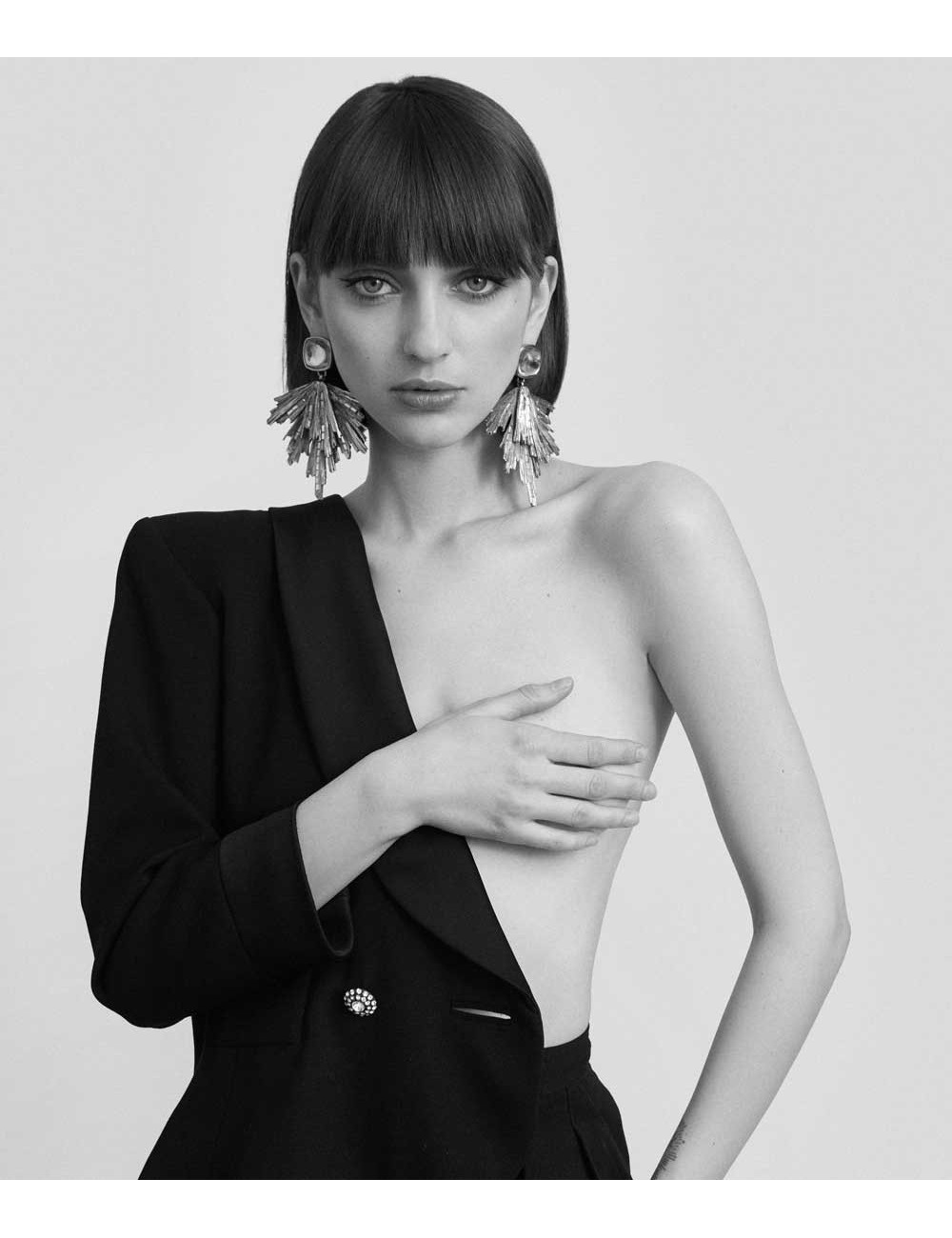 Boucles d'oreille Clous YSL SAINT LAURENT