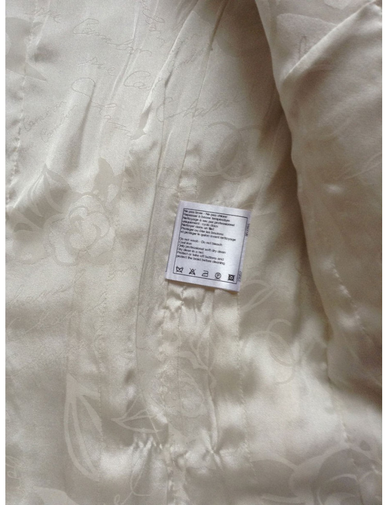 Veste CHANEL off white
