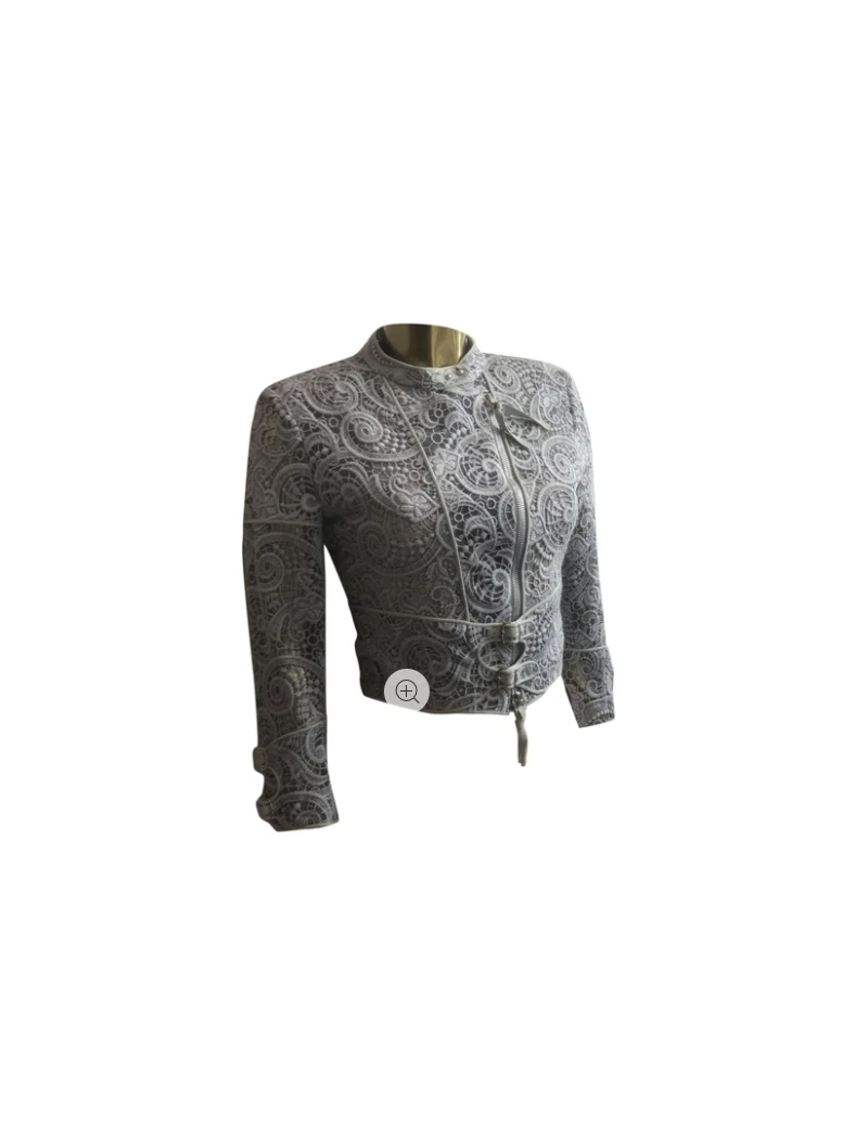 Perfecto ERMANNO SCERVINO T38 en dentelle bleu ciel