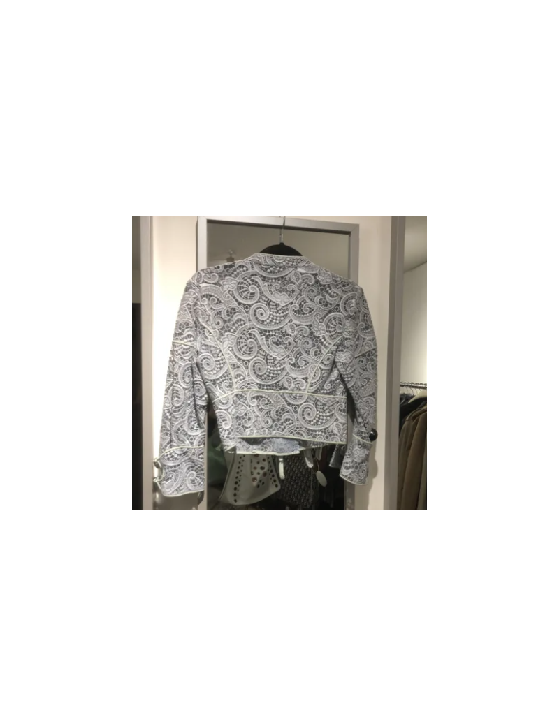 Perfecto ERMANNO SCERVINO T38 en dentelle bleu ciel