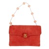 Sac CHANEL suede corail