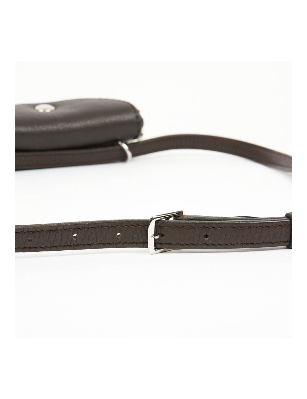 HERMES Vintage Belt Bag in Brown Shearling Certified Authentic