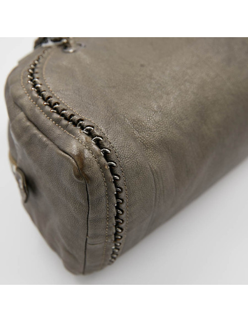 Sac Bowling CHANEL cuir taurillon mordoré