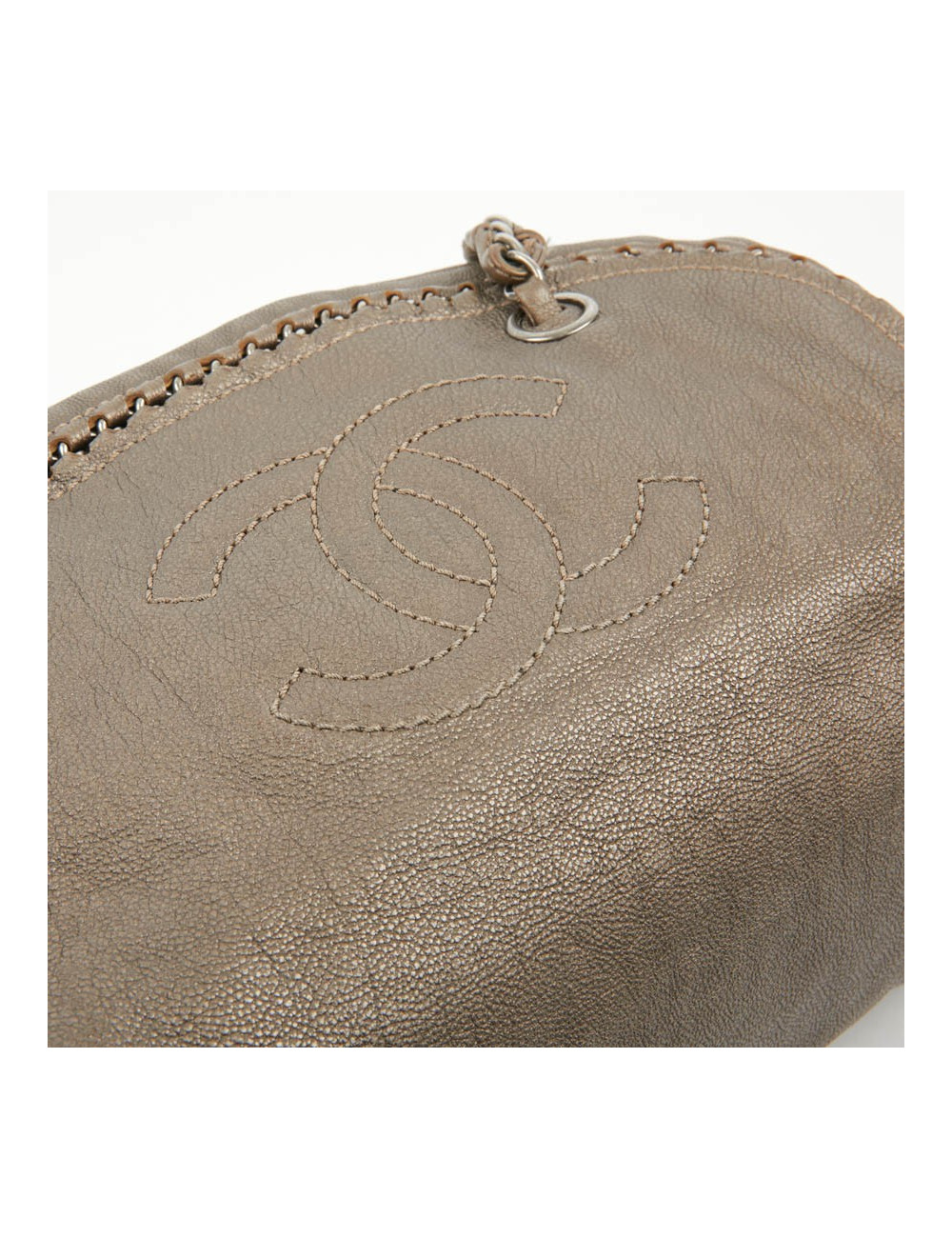Sac Bowling CHANEL cuir taurillon mordoré