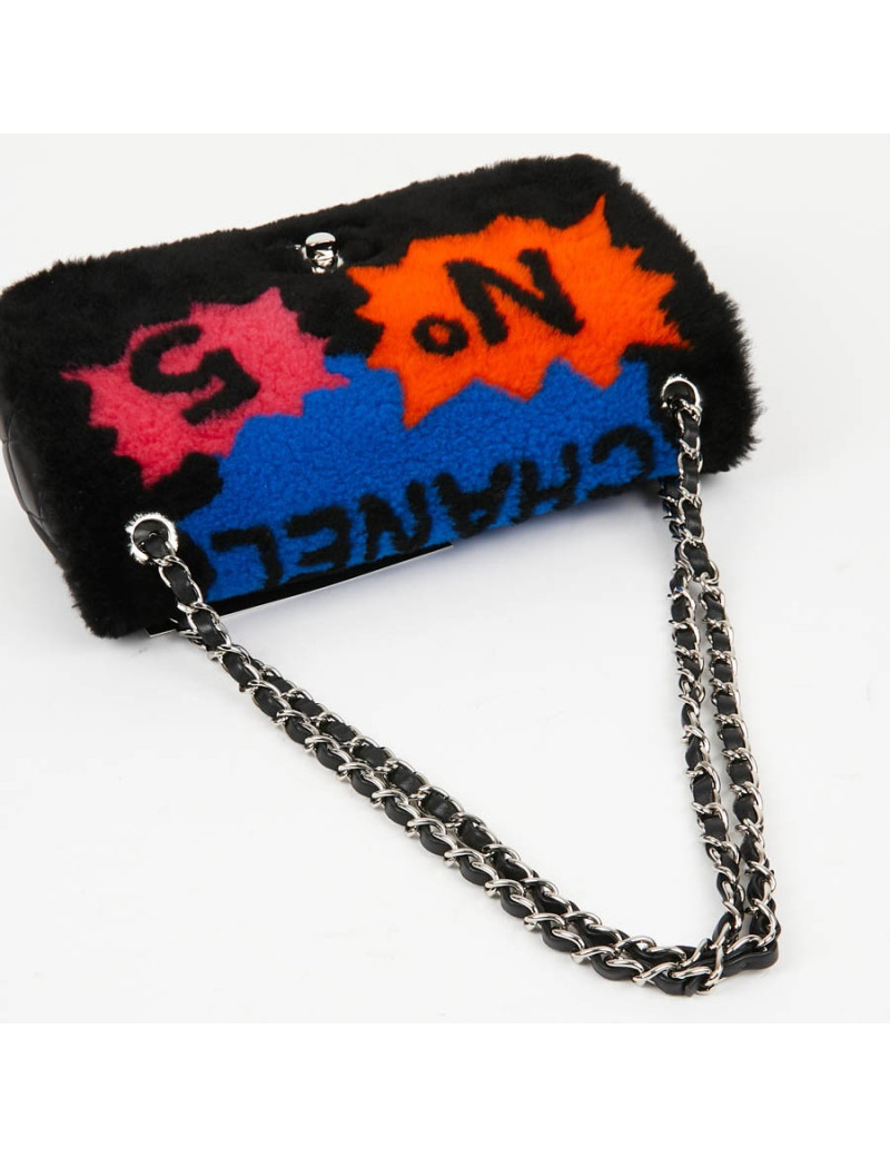 Sac CHANEL Pop Art noir et graffiti