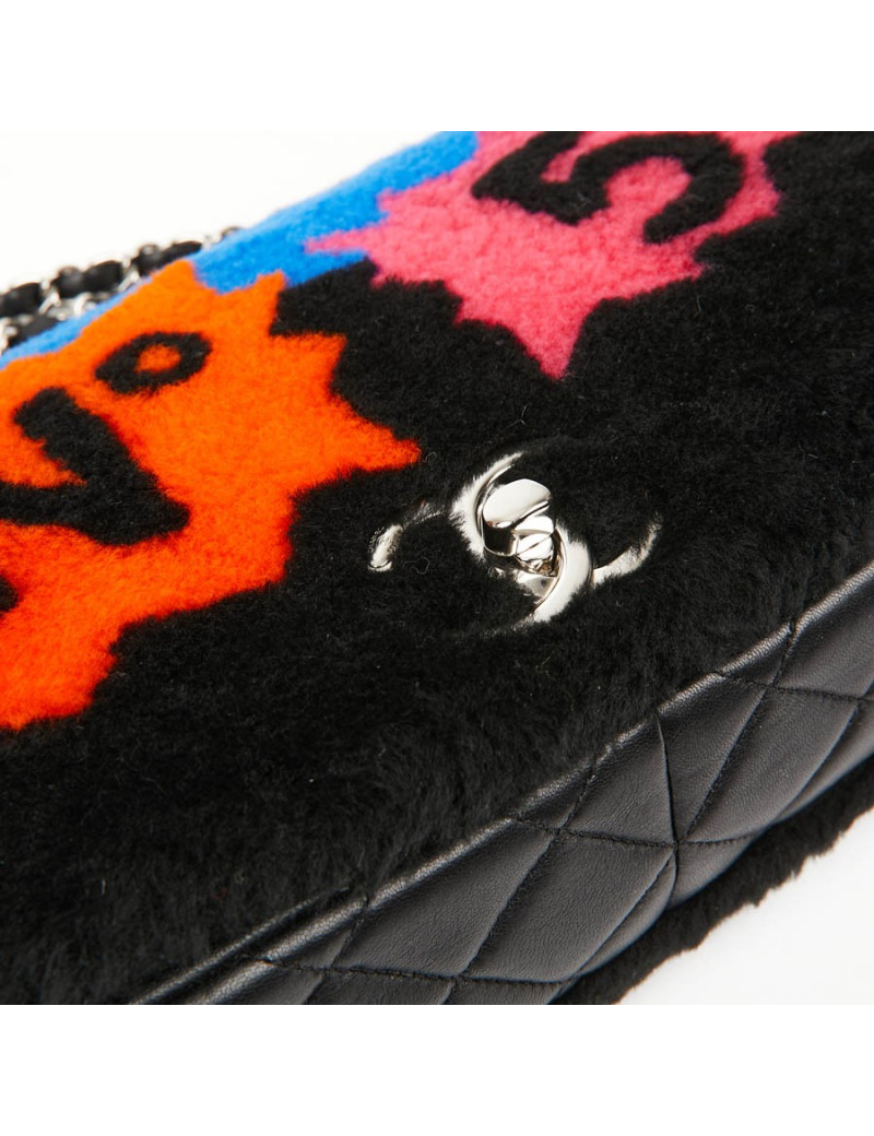 Sac CHANEL Pop Art noir et graffiti