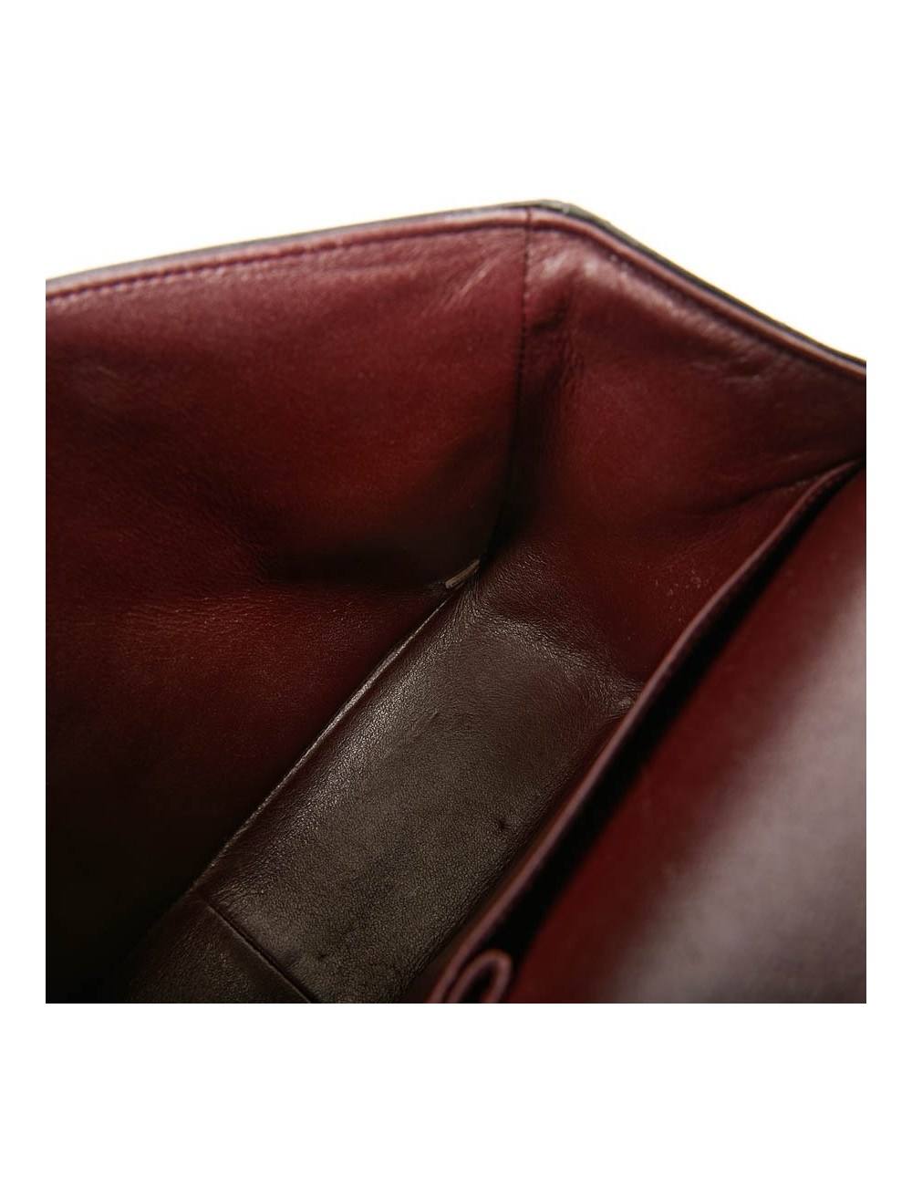 Grand sac classique CHANEL cuir d'agneau bijouterie argent