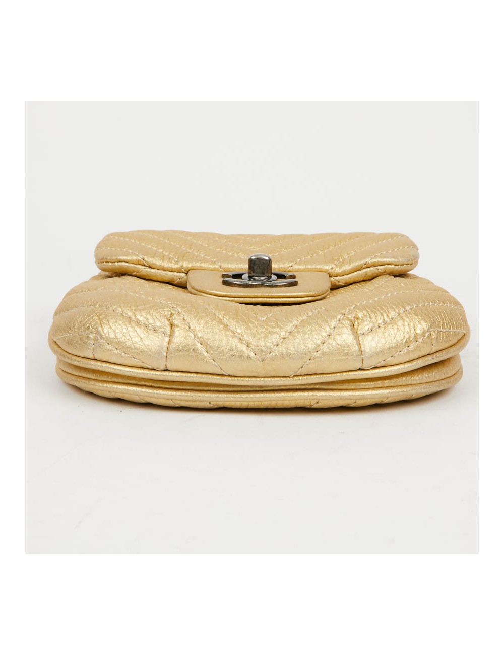 Sac CHANEL bandoulière cuir jaune