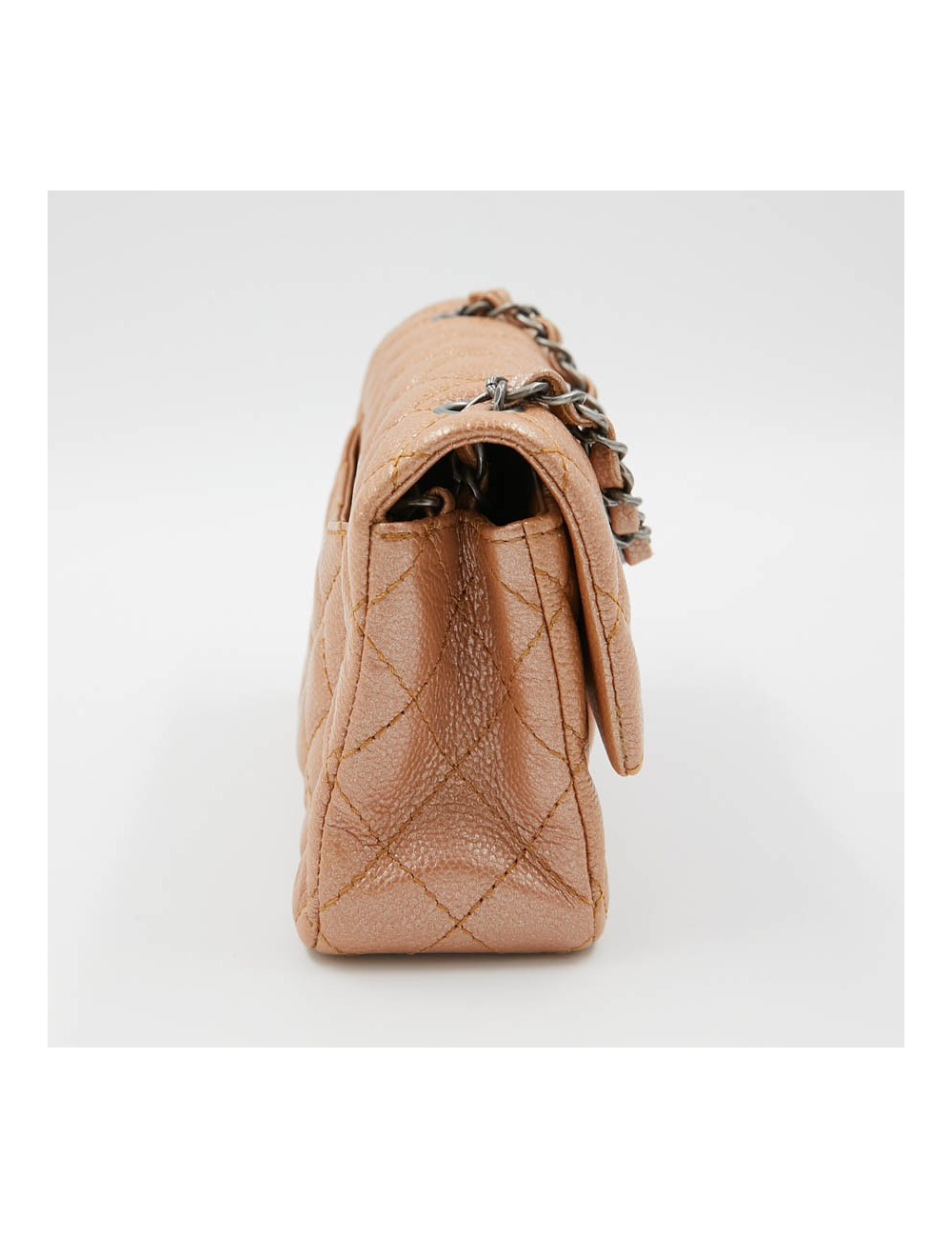 Mini Timeless CHANEL en cuir grainé