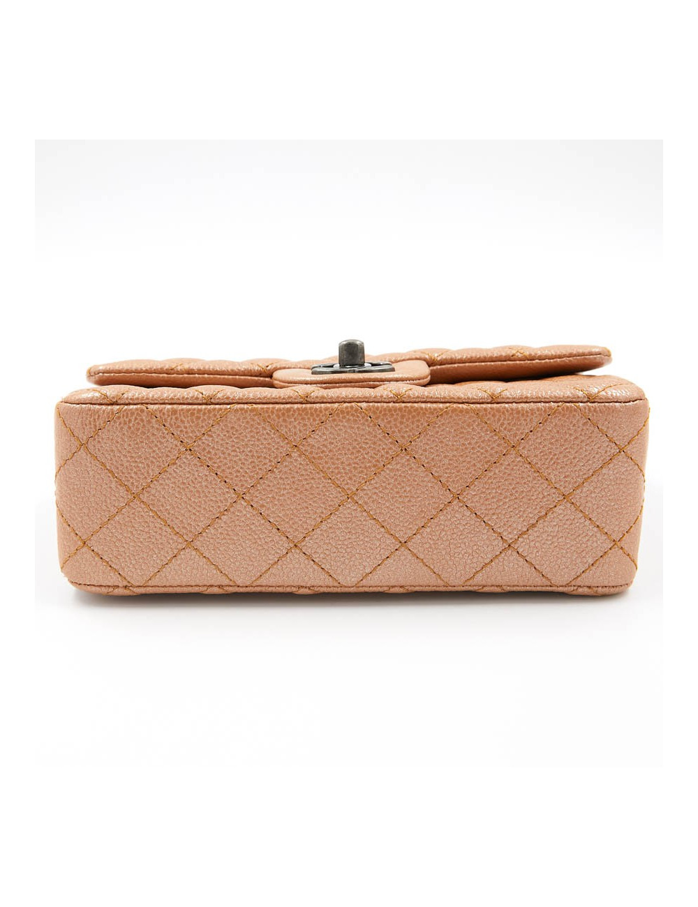 Mini Timeless CHANEL en cuir grainé