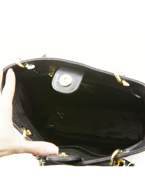 Mini cabas shopping CHANEL noir