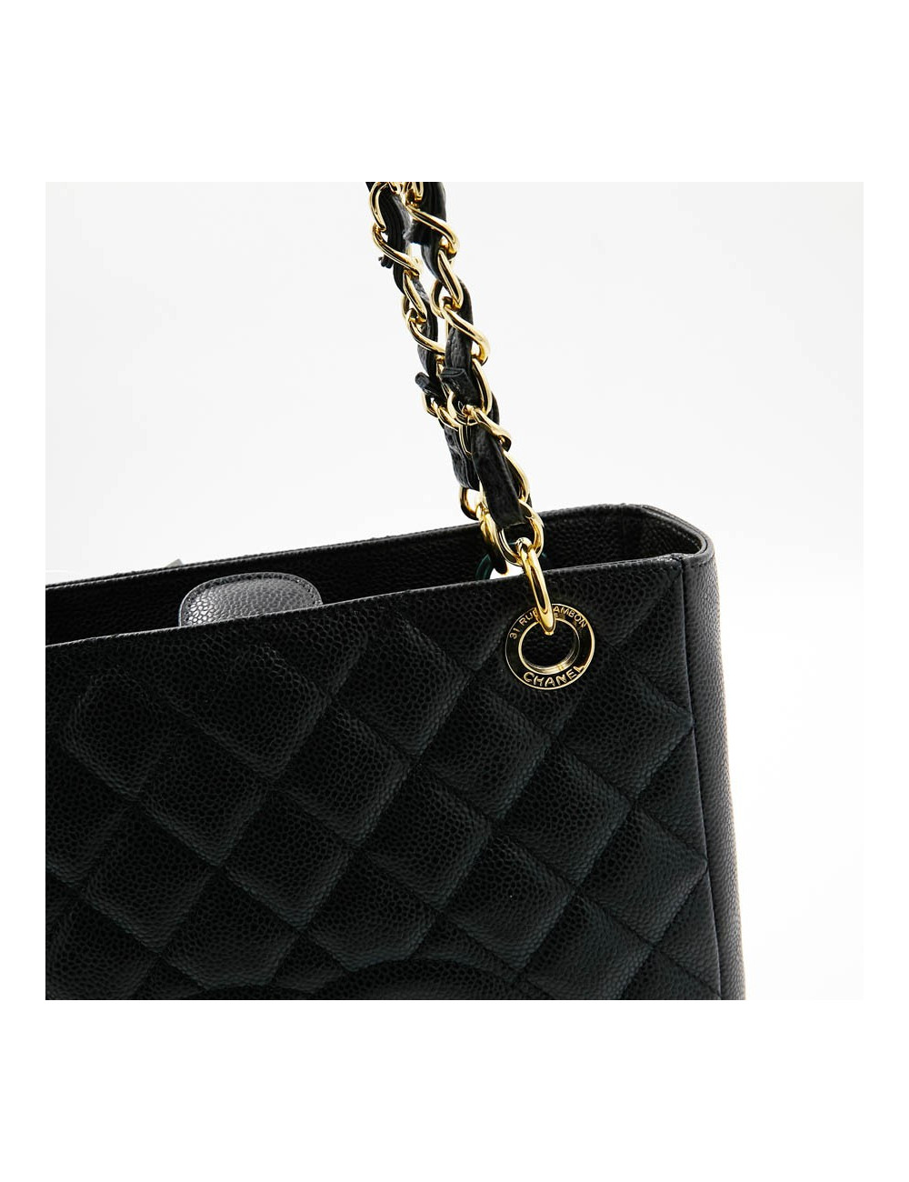 Mini cabas shopping CHANEL noir