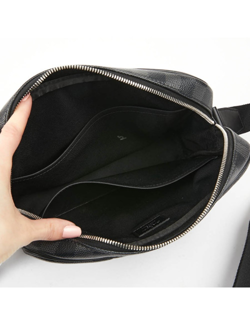 Sac messenger LOUIS VUITTON toile enduite Damier Graphite