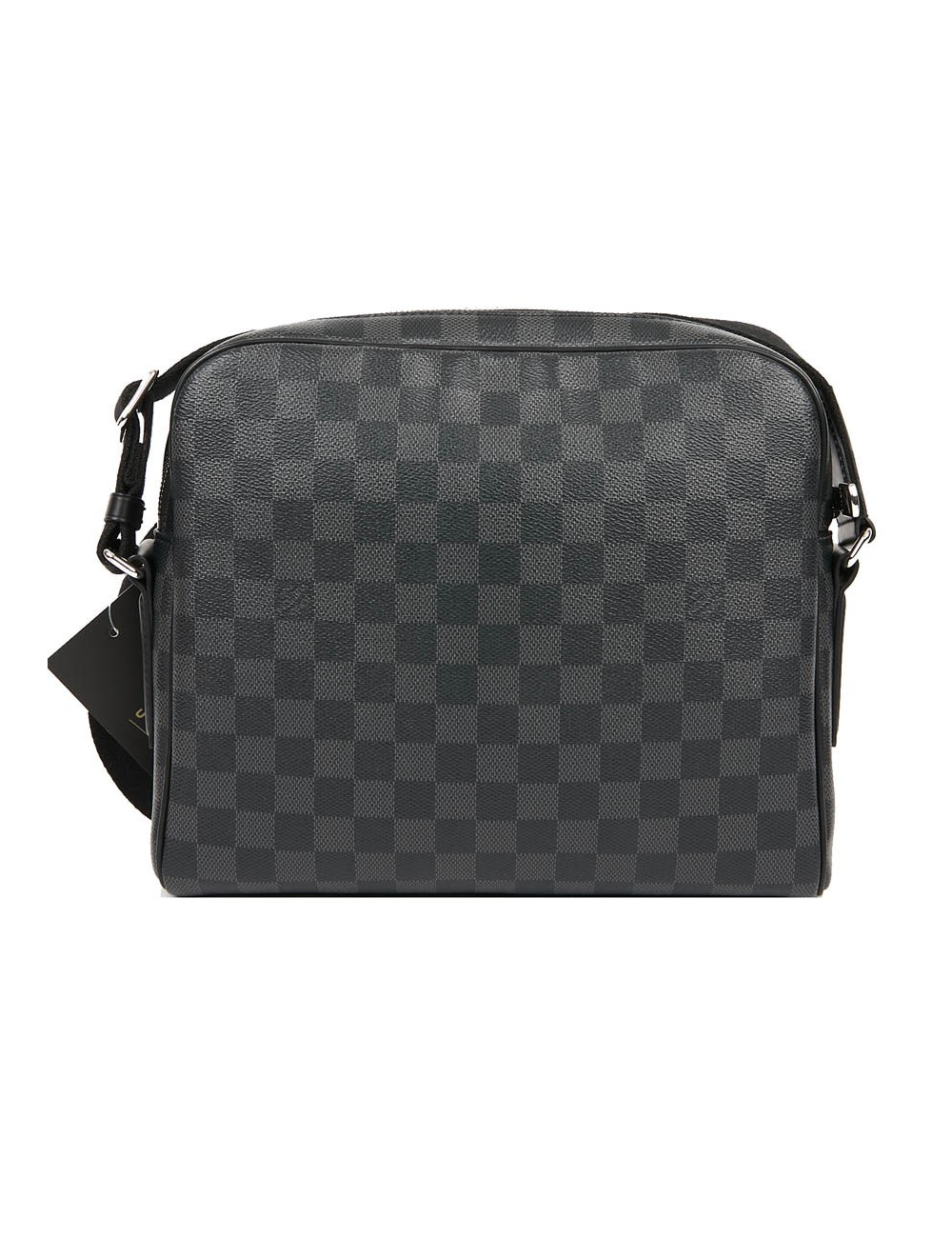 Sac messenger LOUIS VUITTON toile enduite Damier Graphite