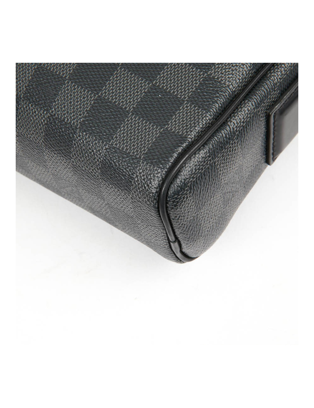 Sac messenger LOUIS VUITTON toile enduite Damier Graphite