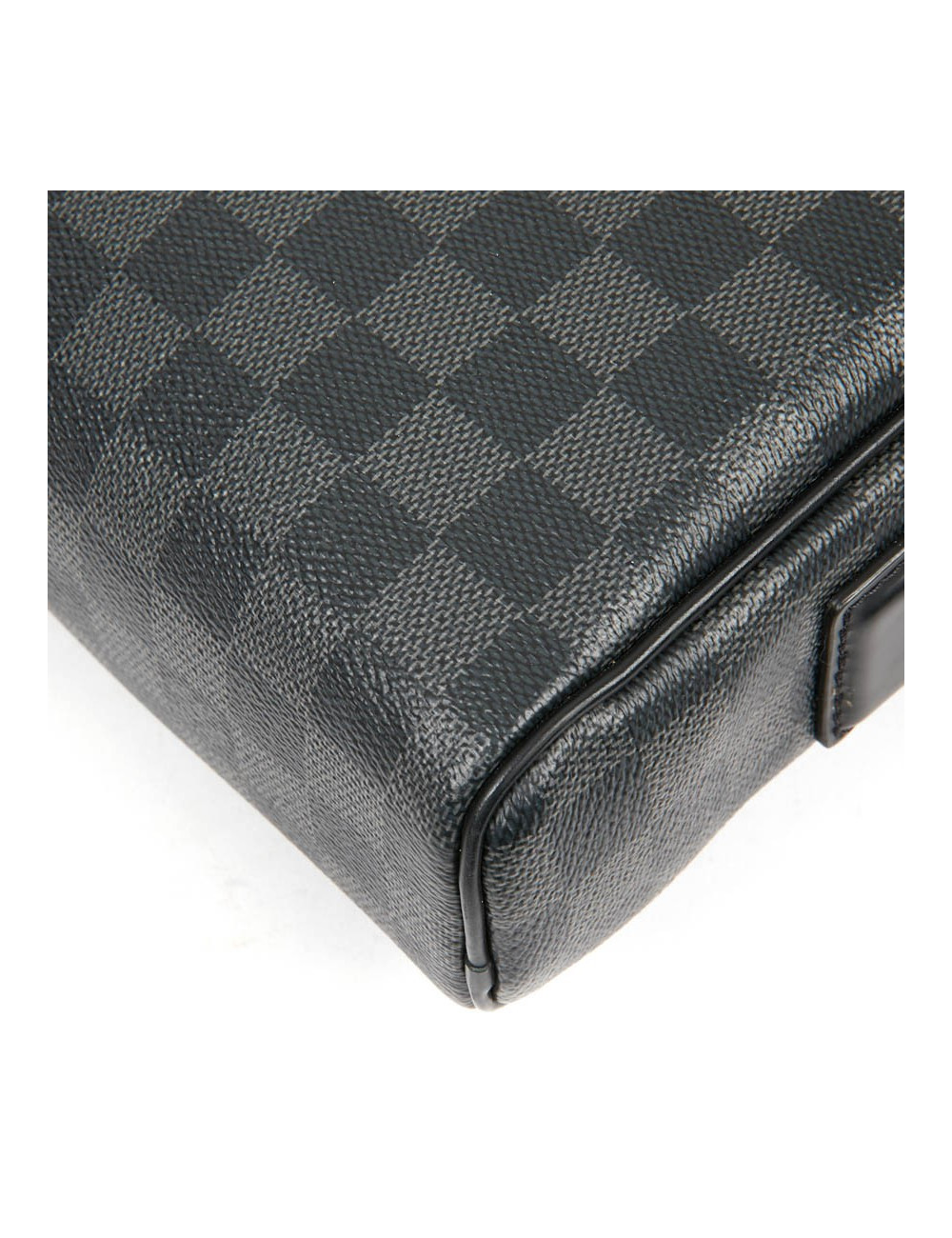 Sac messenger LOUIS VUITTON toile enduite Damier Graphite