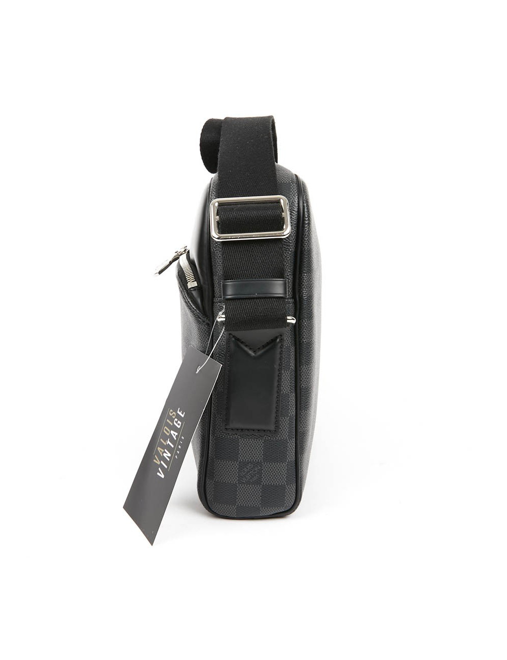 Sac messenger LOUIS VUITTON toile enduite Damier Graphite