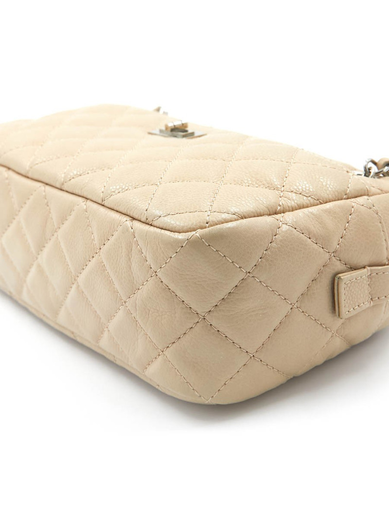 CHANEL Camera Bag in Beige Leather