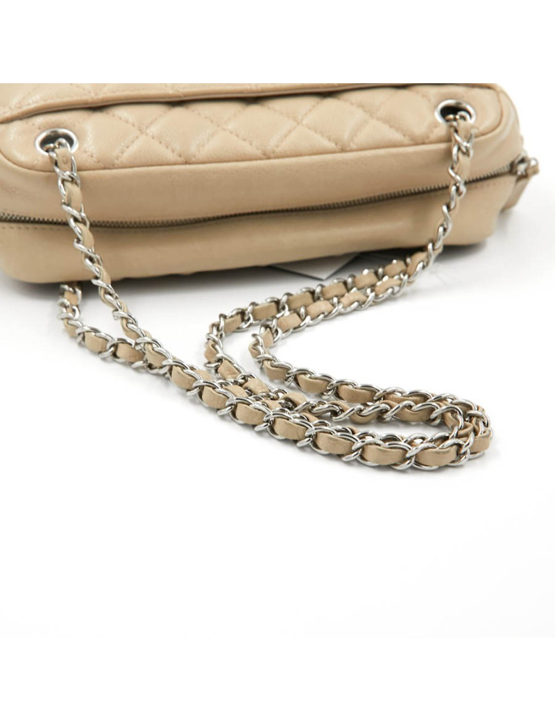 CHANEL Camera Bag in Beige Leather