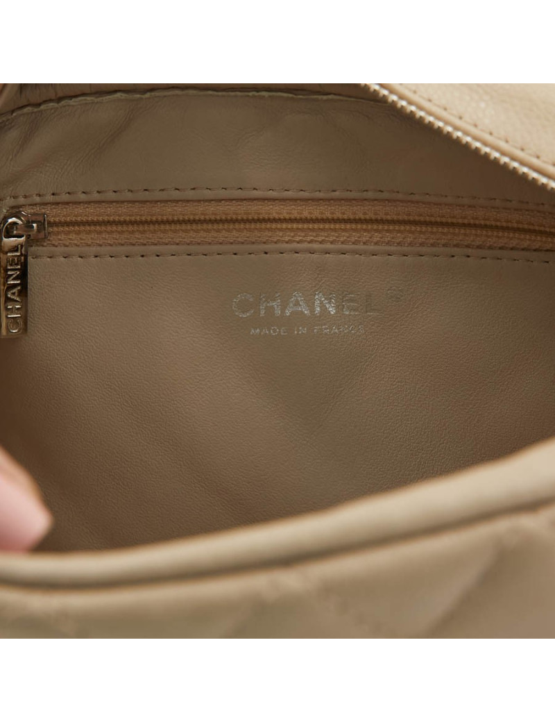 CHANEL Camera Bag in Beige Leather