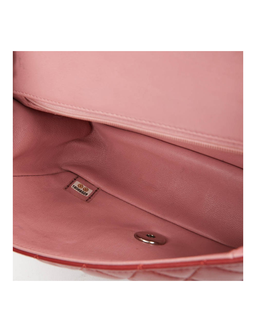 Mini timeless CHANEL cuir d'agneau matelassé tricolore