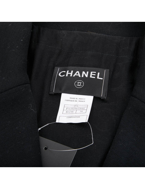 Boléro T34 CHANEL laine noire