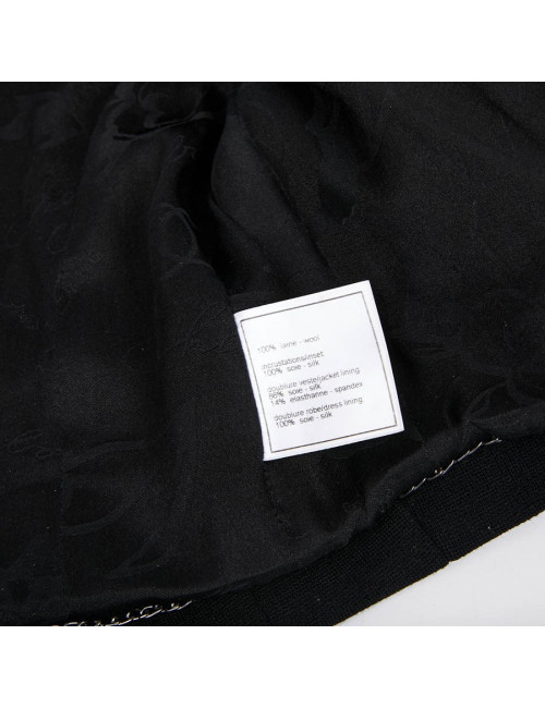 Boléro T34 CHANEL laine noire