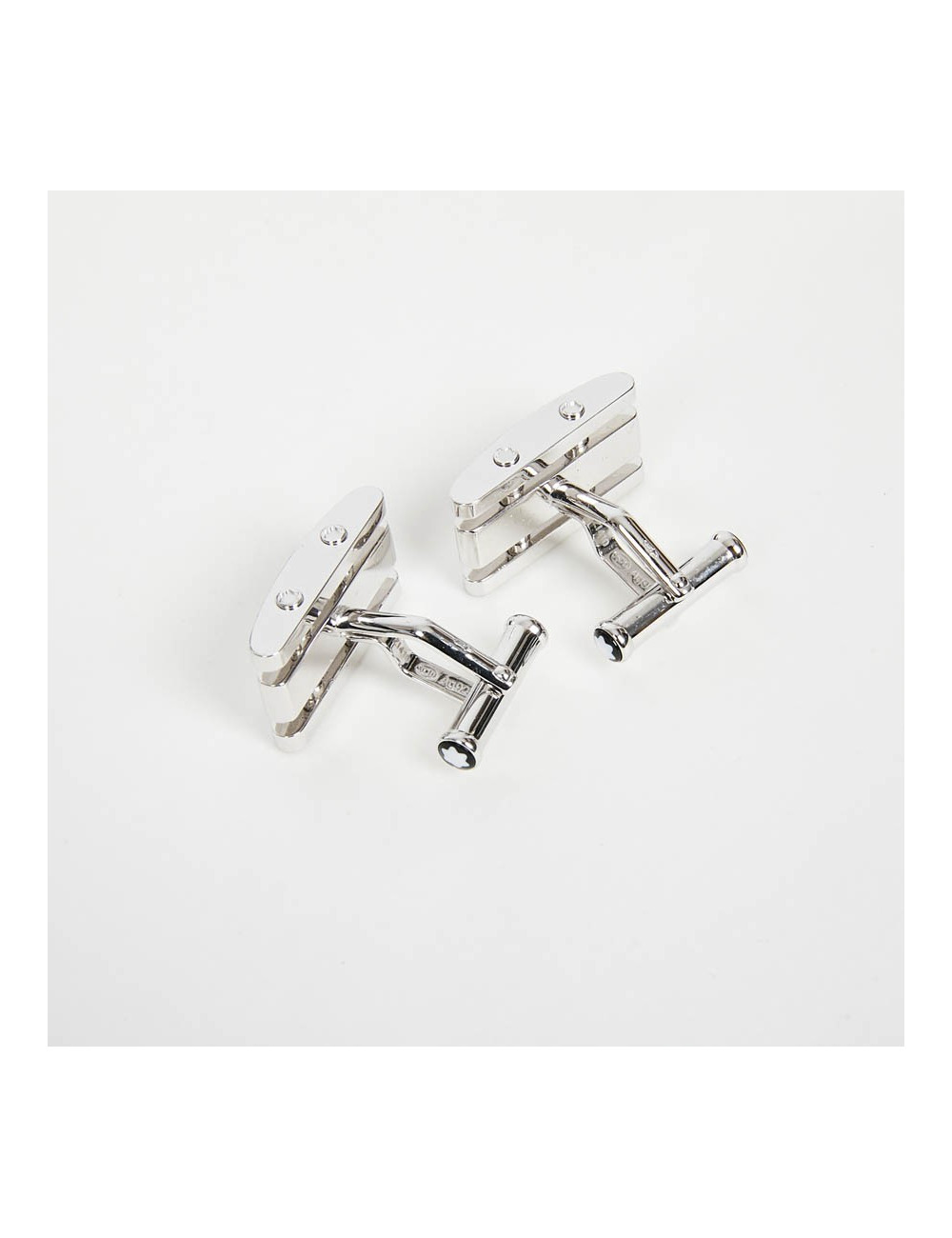 Boutons de manchette MONTBLANC argenté