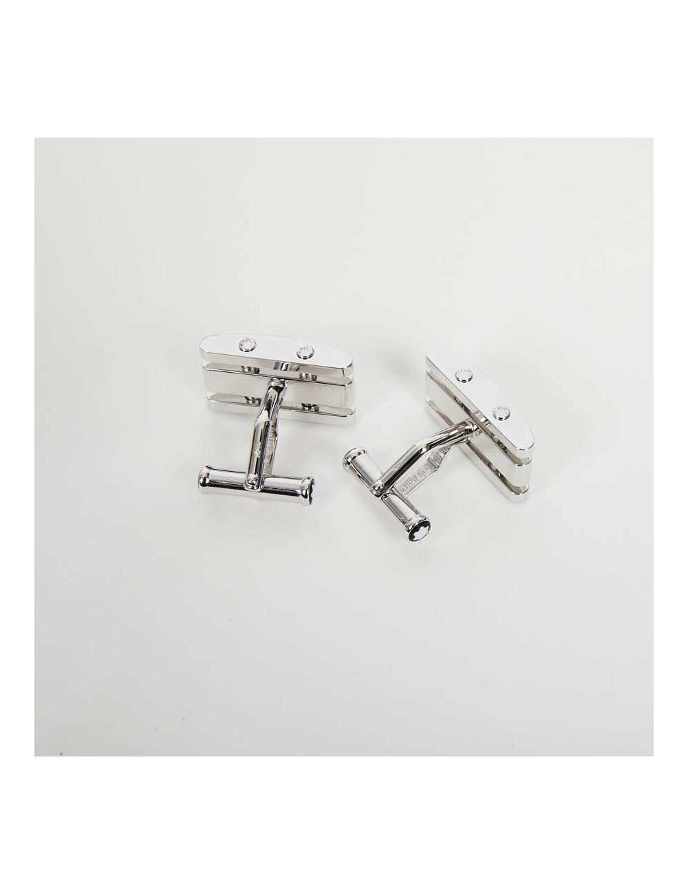 Boutons de manchette MONTBLANC argenté