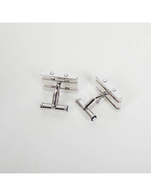 Boutons de manchette MONTBLANC argenté