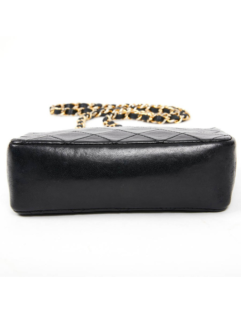 Wallet on chain CHANEL bleu marine