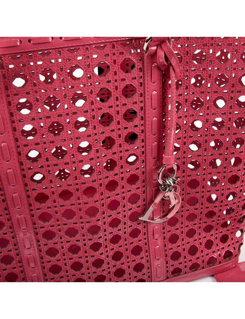 DIOR Pink Perforated Tote