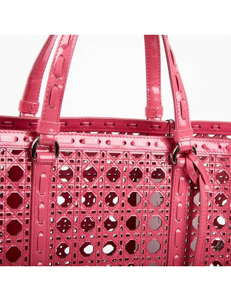 DIOR Pink Perforated Tote