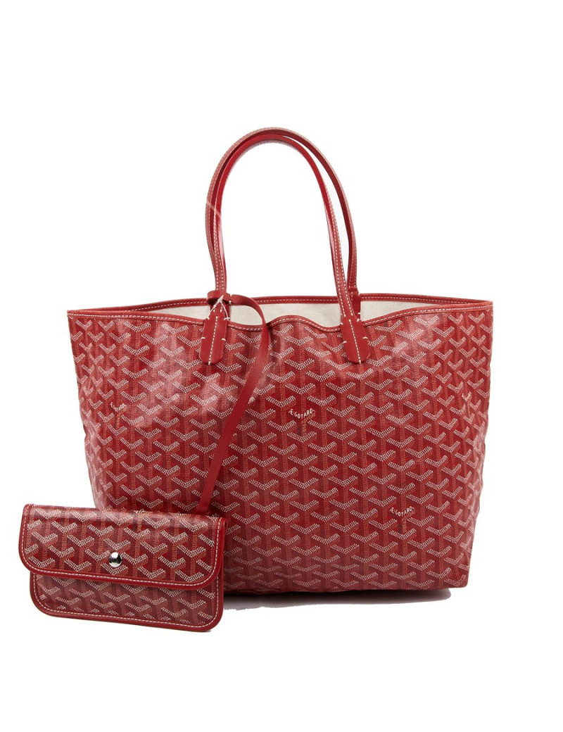 Sac Saint Louis GOYARD PM en toile enduite  rouge
