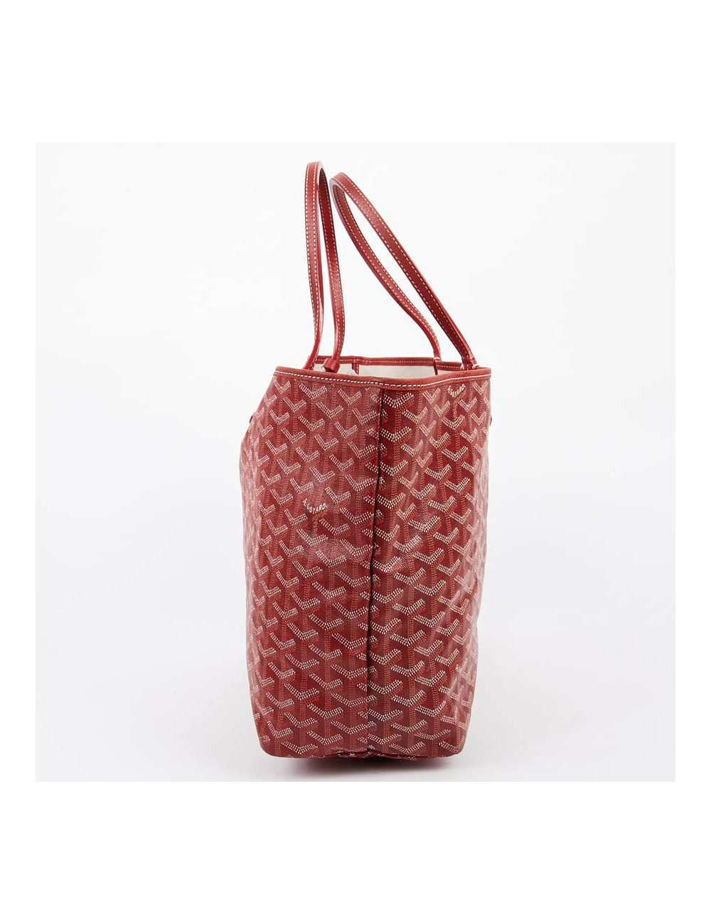Sac Saint Louis GOYARD PM en toile enduite  rouge