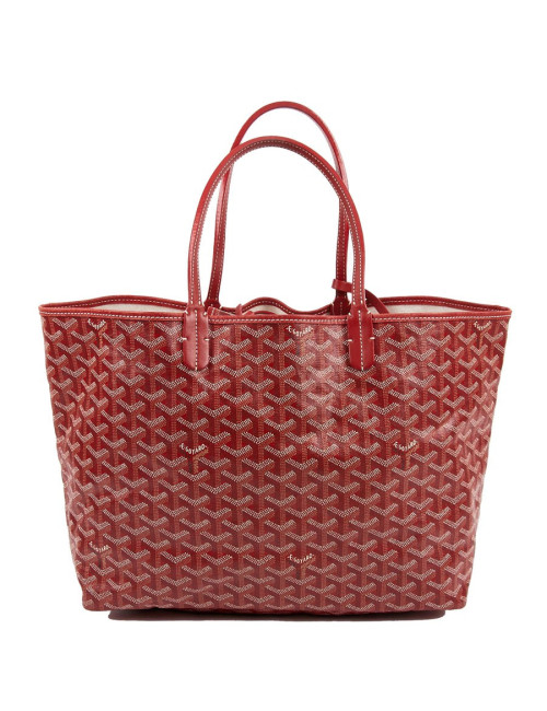 Sac Saint Louis GOYARD PM en toile enduite  rouge