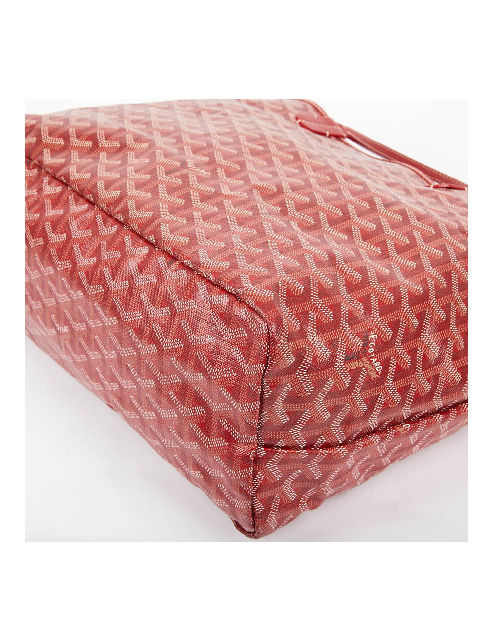 Sac Saint Louis GOYARD PM en toile enduite  rouge