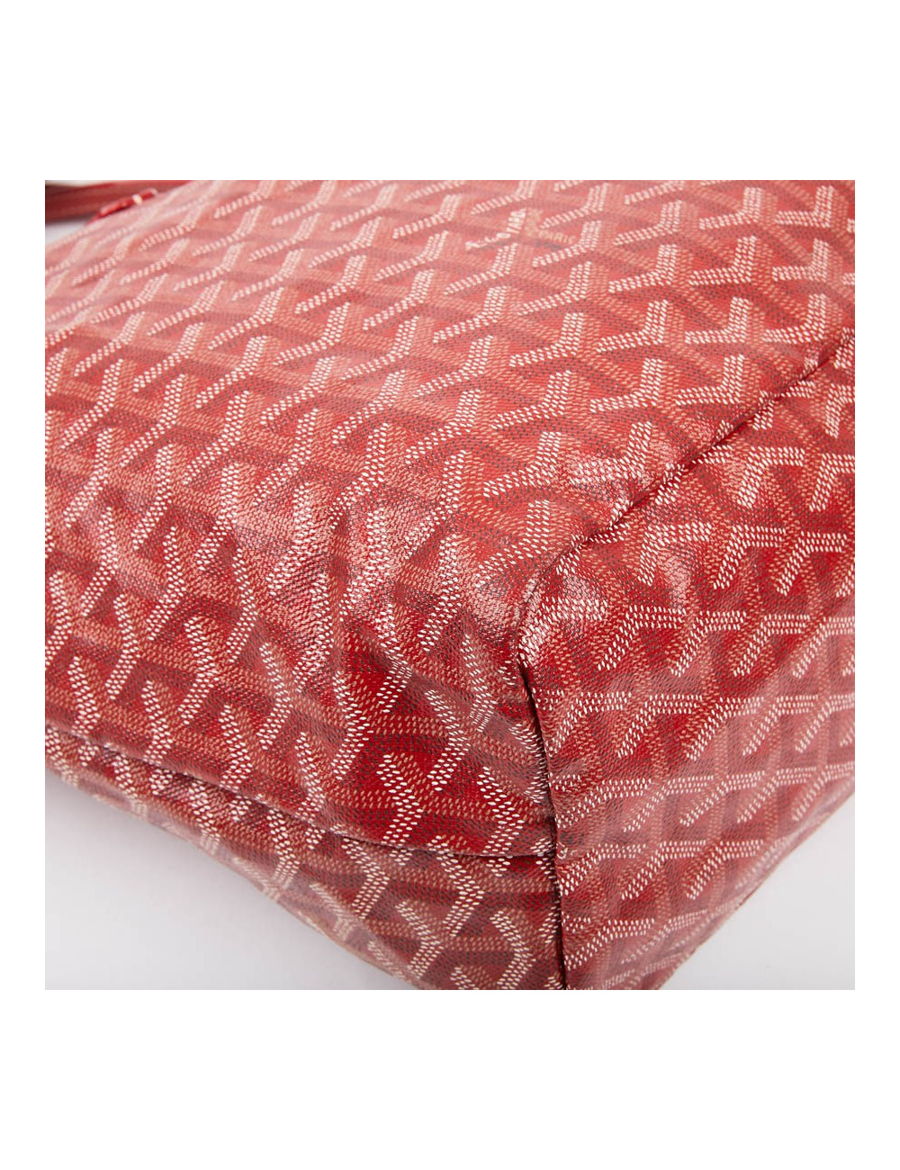 Sac Saint Louis GOYARD PM en toile enduite  rouge