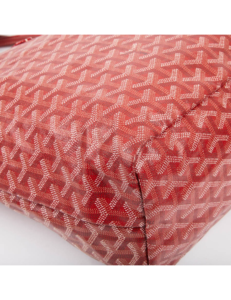 Sac Saint Louis GOYARD PM en toile enduite  rouge