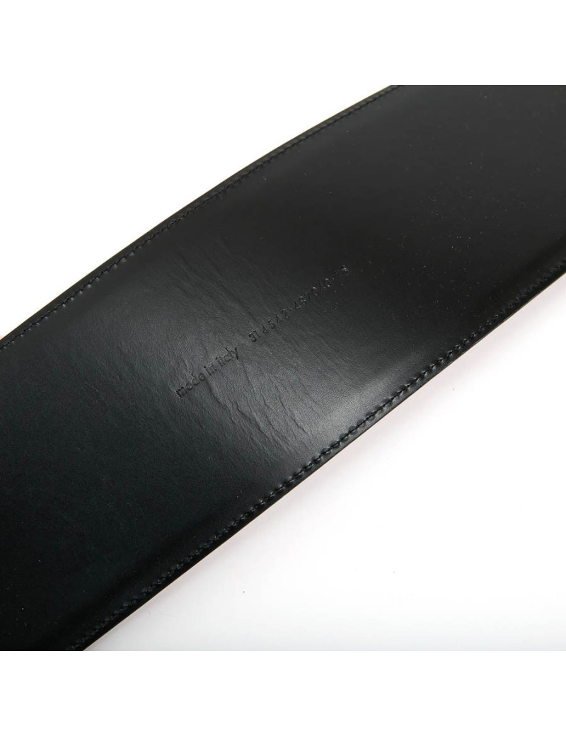 Large ceinture SAINT LAURENT en cuir rouge 