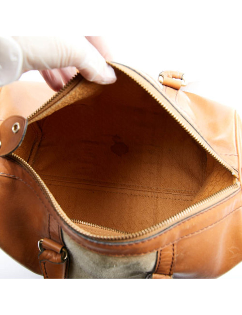 Speedy DIOR en cuir et daim beige Vintage