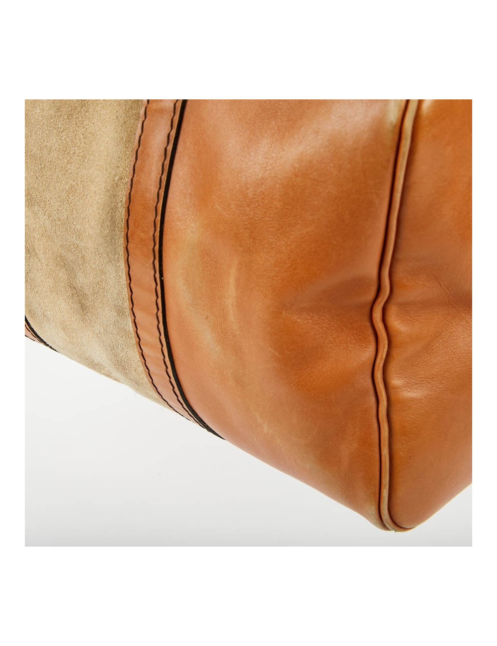 Speedy DIOR en cuir et daim beige Vintage