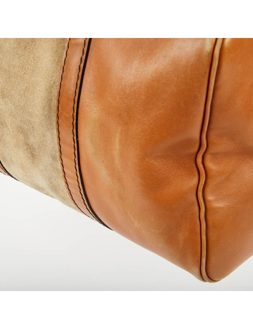 Speedy DIOR en cuir et daim beige Vintage