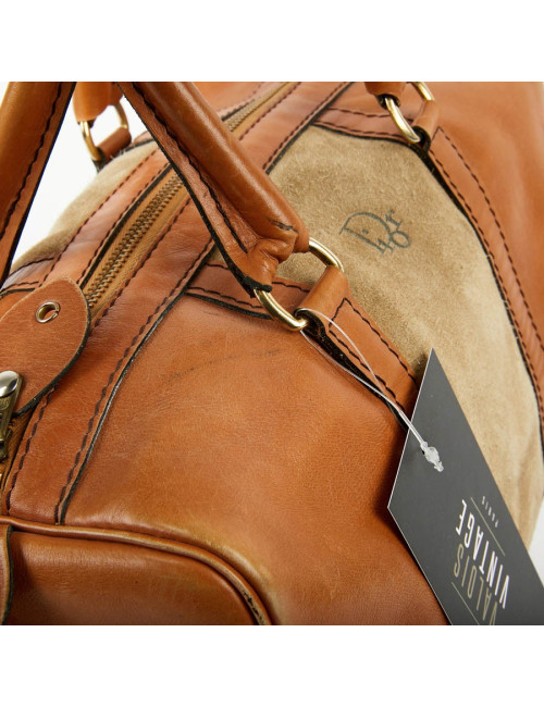Speedy DIOR en cuir et daim beige Vintage
