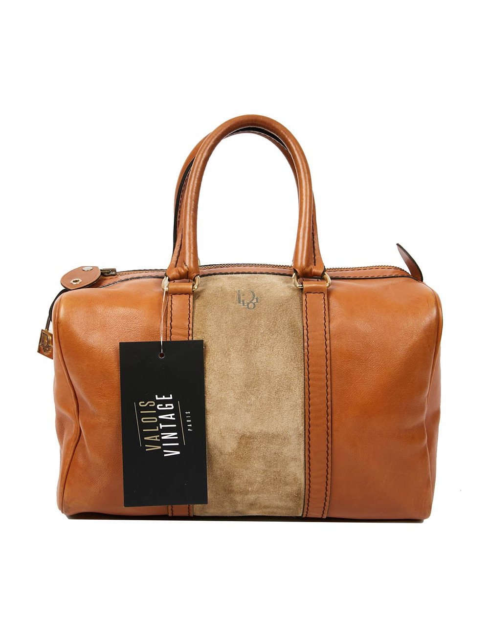 Speedy DIOR en cuir et daim beige Vintage