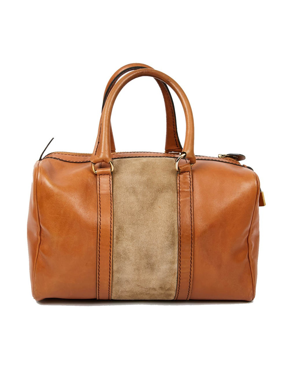 Sac Speedy DIOR en cuir et daim beige