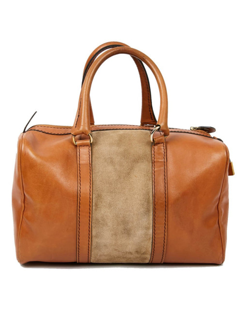 Sac Speedy DIOR en cuir et daim beige