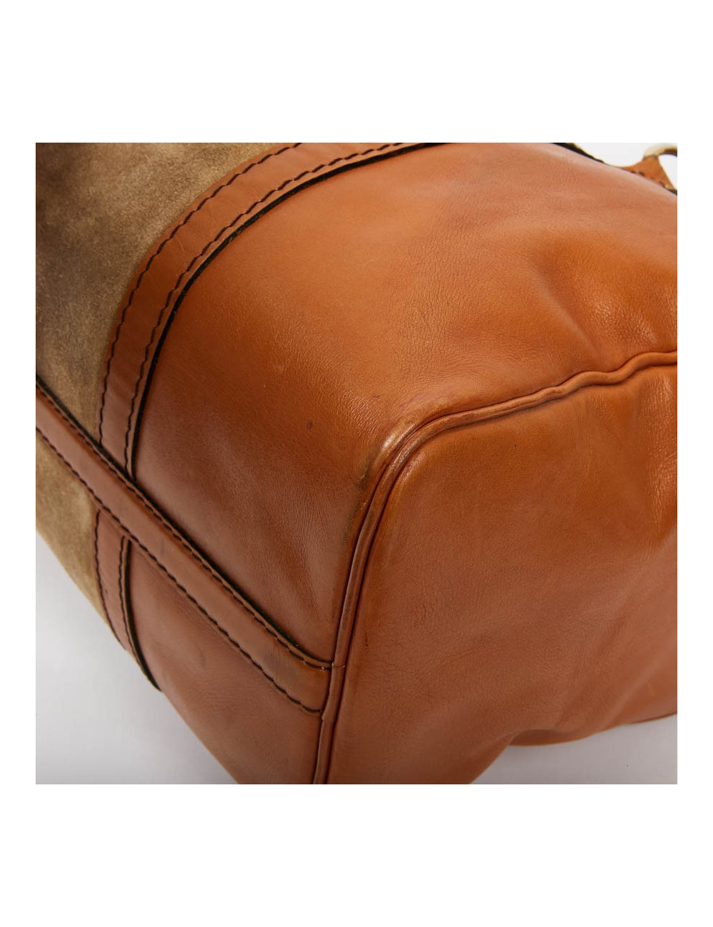 Speedy DIOR en cuir et daim beige Vintage