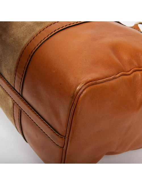 Speedy DIOR en cuir et daim beige Vintage